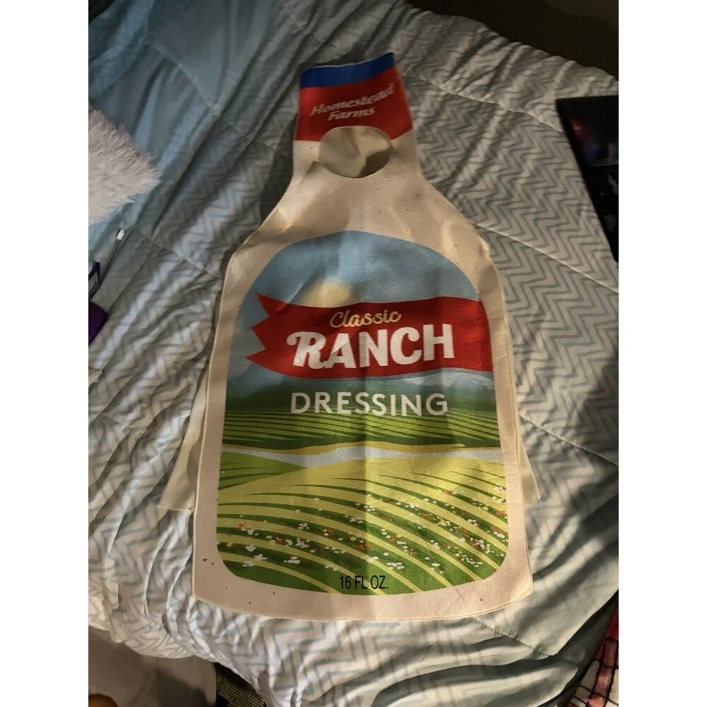 Rasta Imposta Adult Ranch Dressing Bottle Costume - One Size Fits Most - White